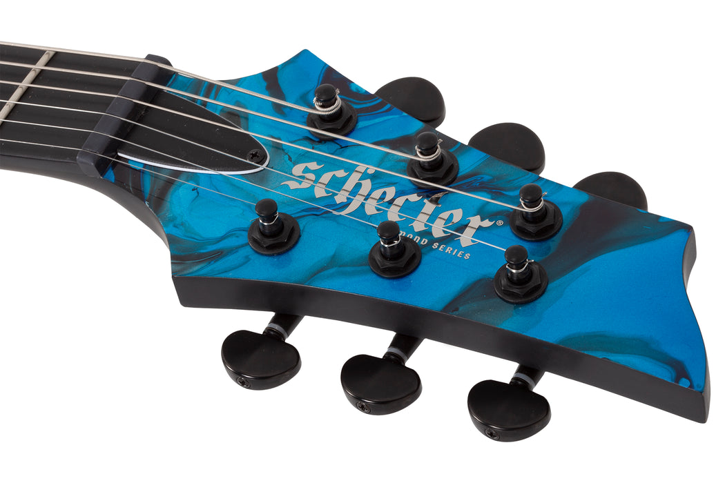 Schecter C-1 Hydro Dip 6-String Left-Handed Electric Guitar, Midnight Tide