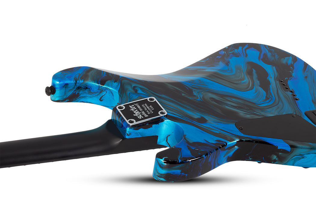 Schecter C-1 Hydro Dip 6-String Electric Guitar, Midnight Tide
