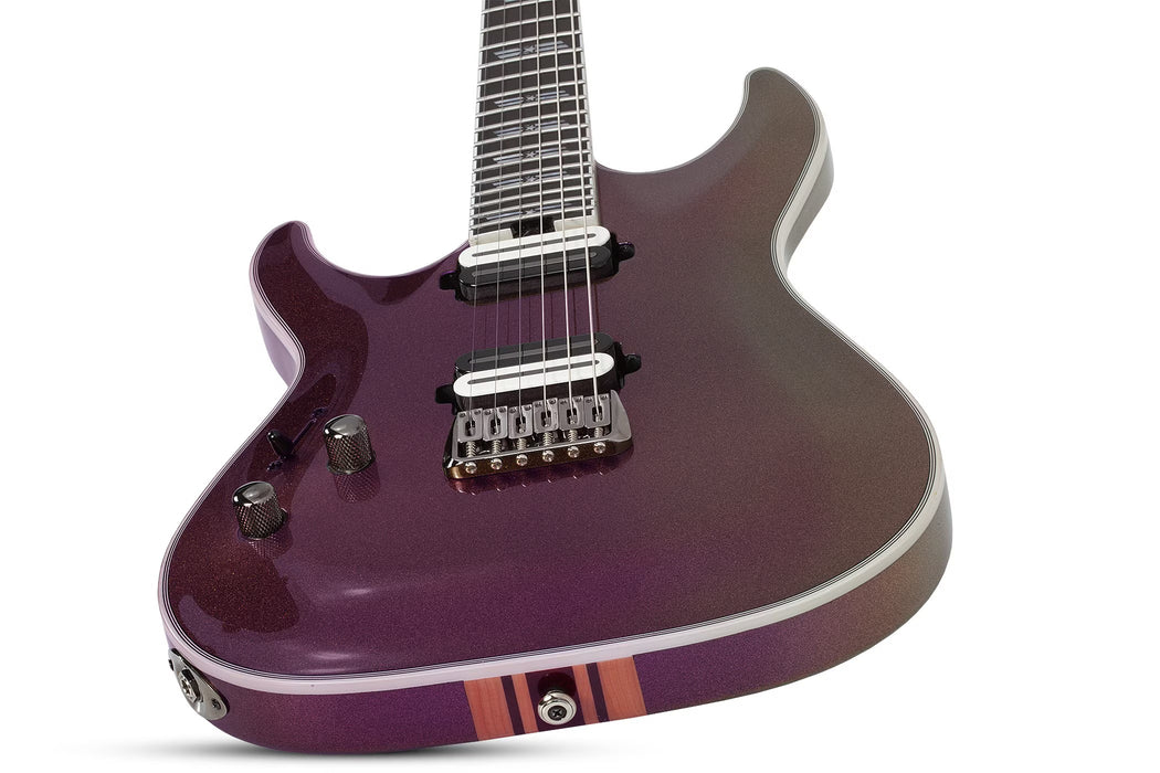 Schecter C-1 SLS Hollywood Left-Handed Electric Guitar, Supernova