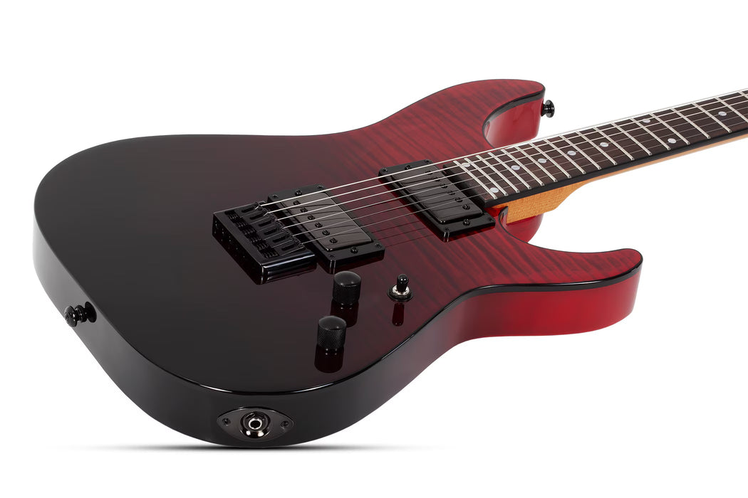 Schecter C-1 Standard Electric Guitar, Blood Burst
