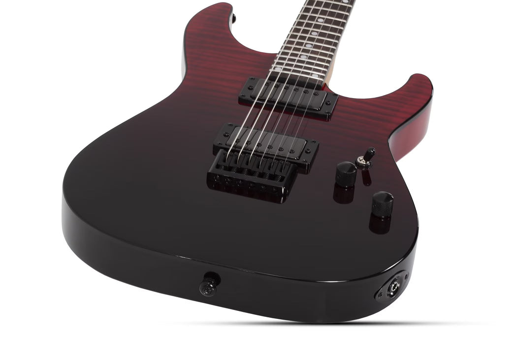 Schecter C-1 Standard Electric Guitar, Blood Burst