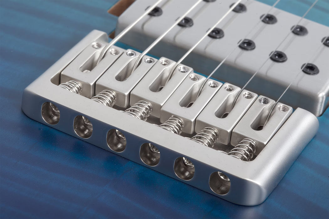 Schecter C-1 Standard Plus Electric Guitar, Blue Fade