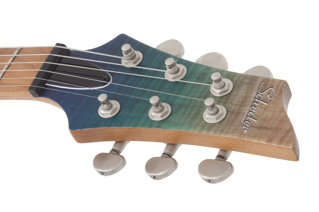 Schecter C-1 Standard Plus Electric Guitar, Blue Fade