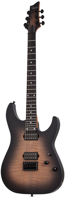 Schecter C-1 Standard Plus Electric Guitar, Ember Burst