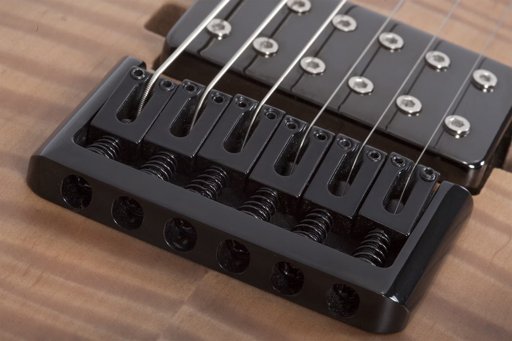 Schecter C-1 Standard Plus Electric Guitar, Ember Burst