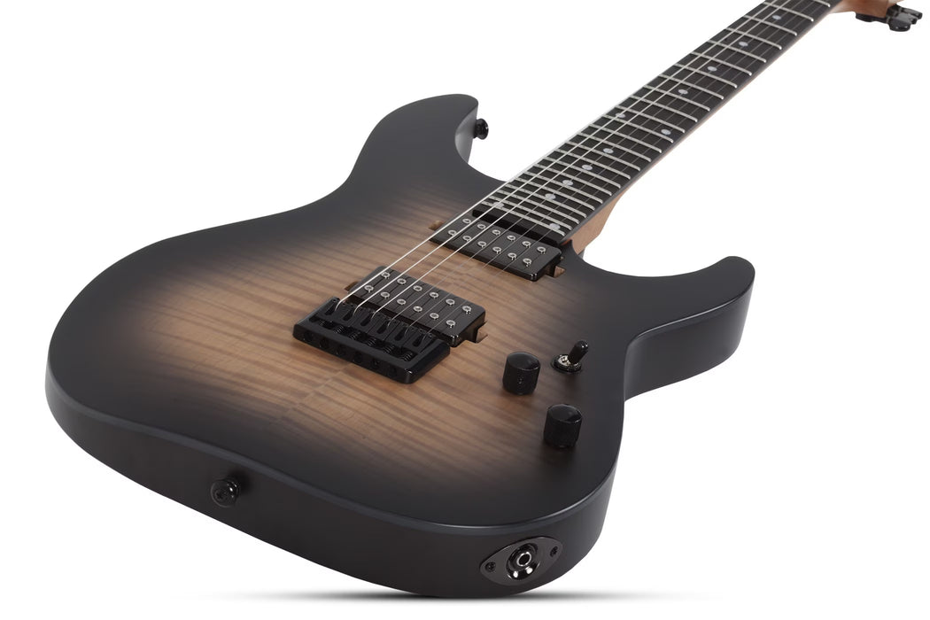 Schecter C-1 Standard Plus Electric Guitar, Ember Burst
