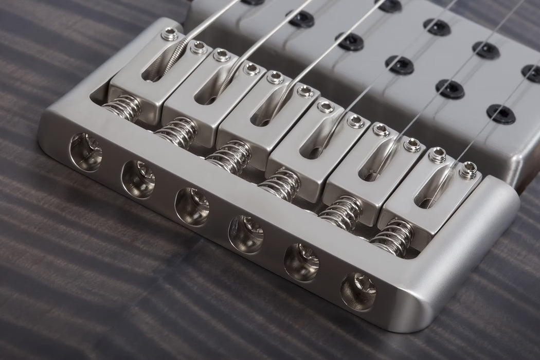 Schecter C-1 Standard Plus Electric Guitar, Transparent Black Burst