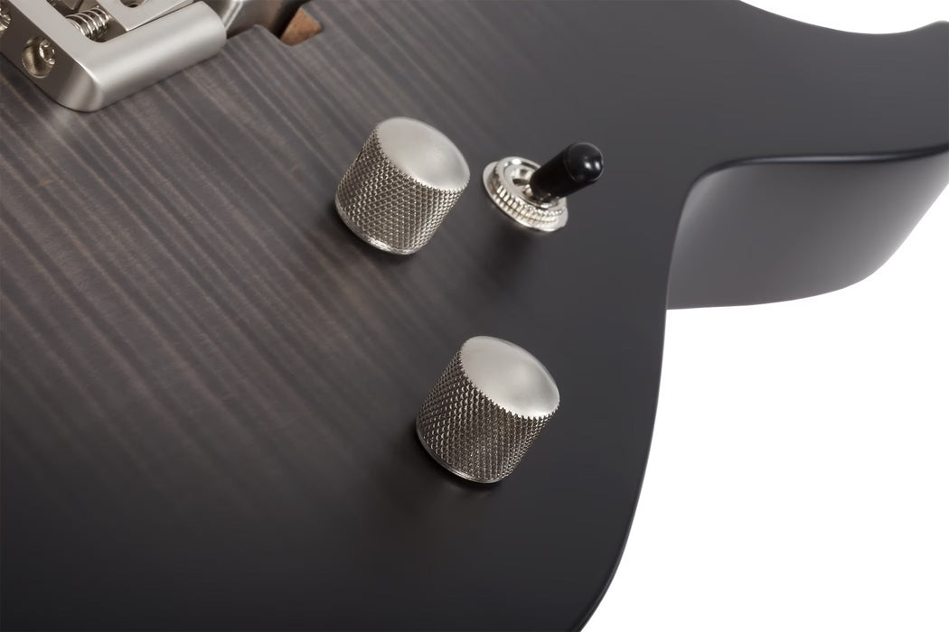 Schecter C-1 Standard Plus Electric Guitar, Transparent Black Burst