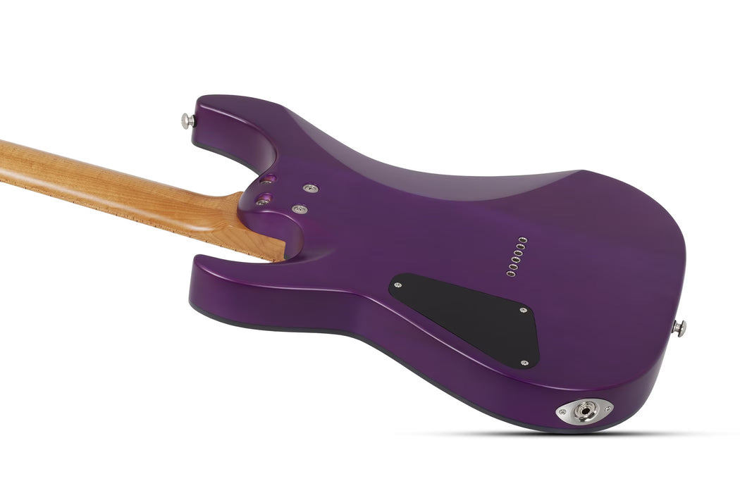 Schecter C-1 Standard Plus Electric Guitar, Transparent Purple Burst