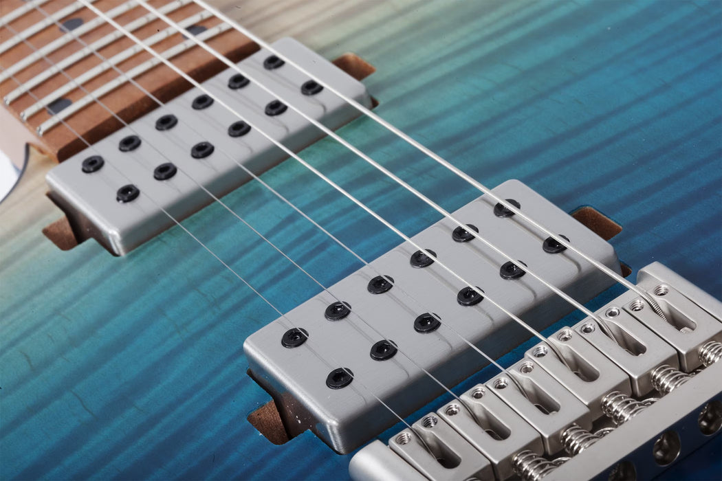 Schecter C-1 Standard Plus Left-Handed Electric Guitar, Blue Fade