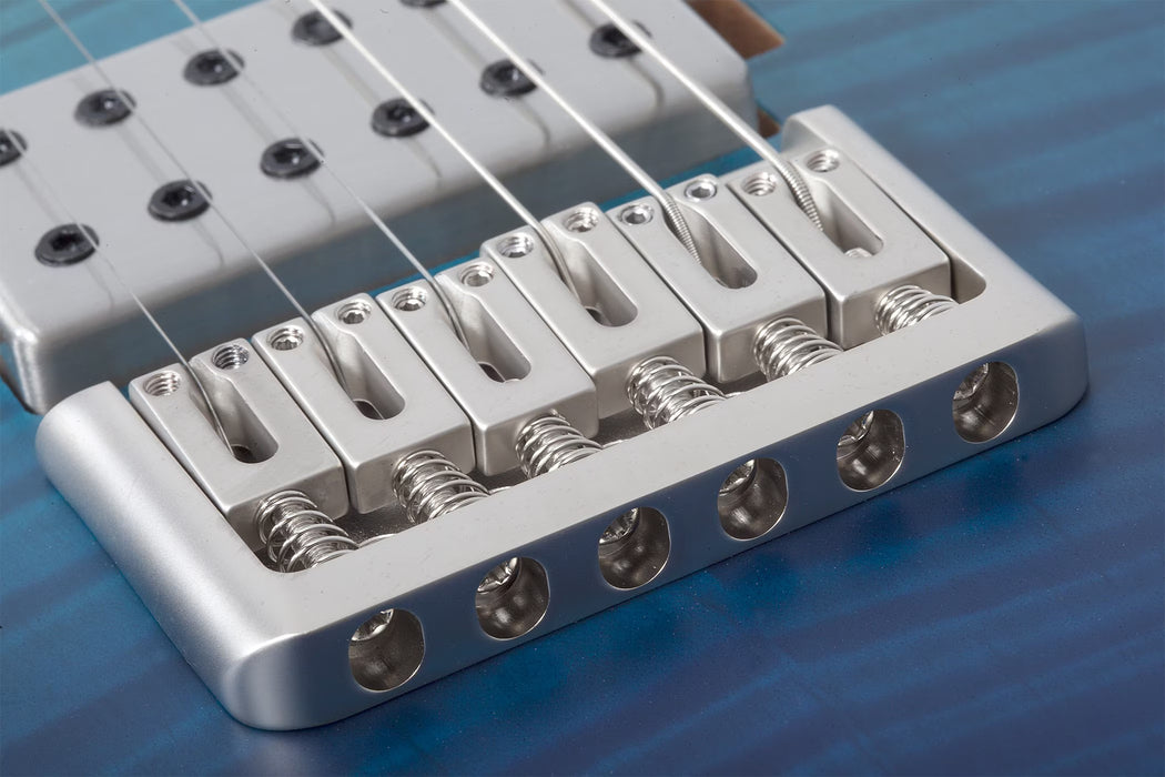 Schecter C-1 Standard Plus Left-Handed Electric Guitar, Blue Fade