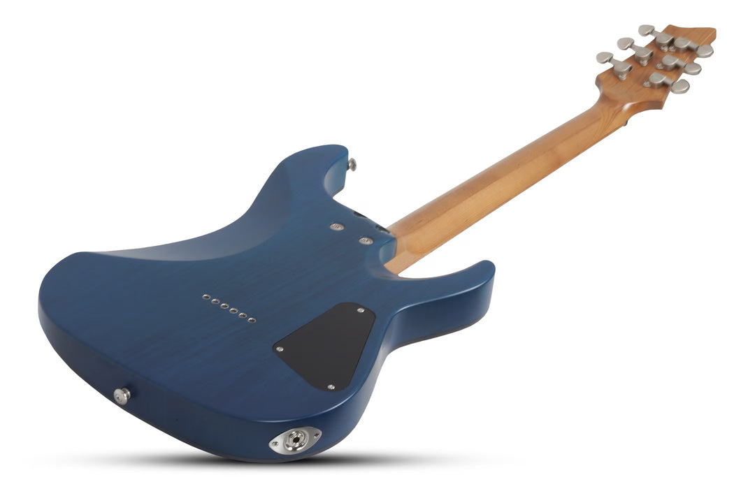 Schecter C-1 Standard Plus Left-Handed Electric Guitar, Blue Fade