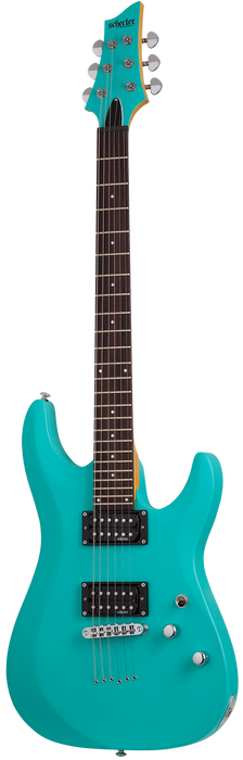Schecter C-6 Deluxe 6-String Electric Guitar - Satin Aqua