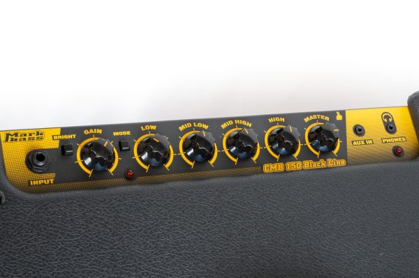 Markbass CMB151-BLACKLINE 1x15" combo, 150W, 4-band EQ, aux in and headphone output, XLR Line Out, send/return.  Markbass tone and quality.