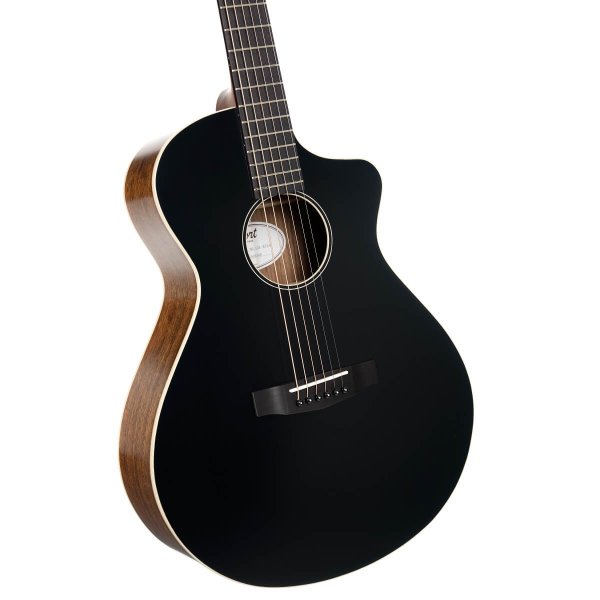 Cort Core-MC Ovangkol Acoustic Guitar, Black Top Semi Gloss