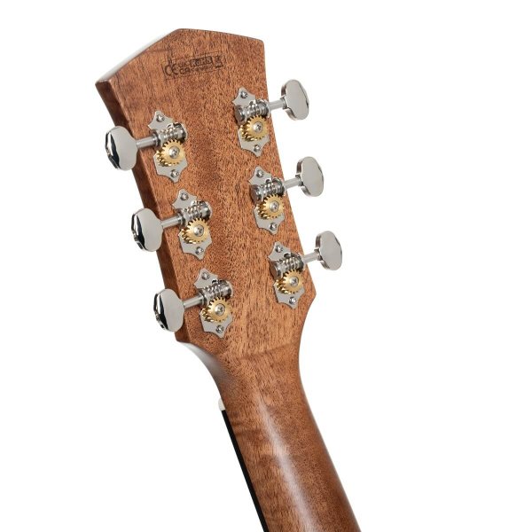 Cort Core-MC Ovangkol Acoustic Guitar, Black Top Semi Gloss