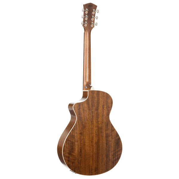 Cort Core-MC Ovangkol Acoustic Guitar, Black Top Semi Gloss