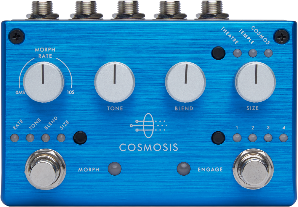 Pigtronix Cosmosis Stereo Morphing Reverb Effects Pedal