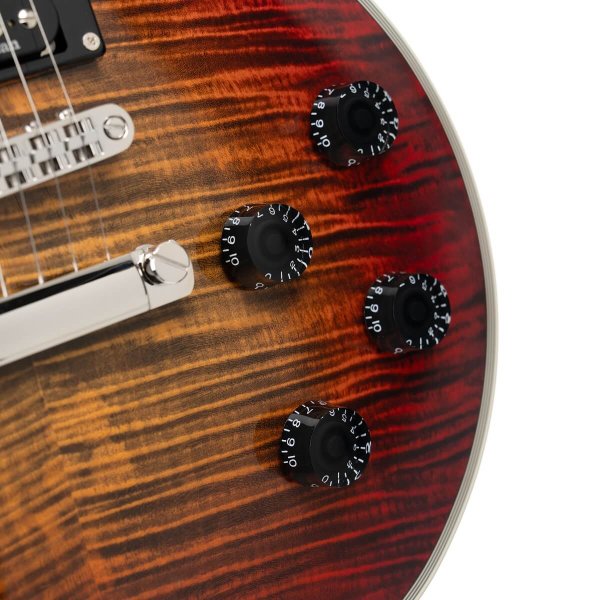 Cort CR300DLX-FB Deluxe FB Electric Guitar, Flaming Burst