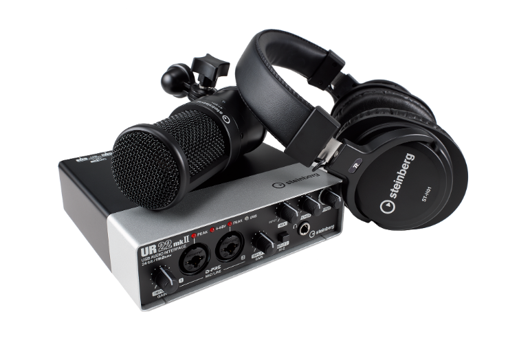 Steinberg UR22mkII USB Audio-Midi Interface - Studio pack for Sale