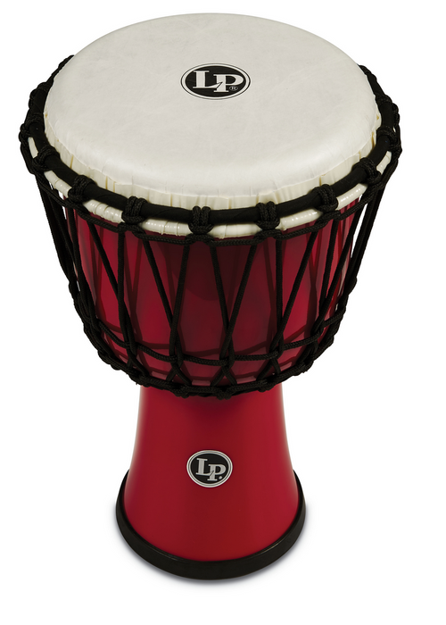 Latin Percussion World 7 Rope Cricle Djembe Red
