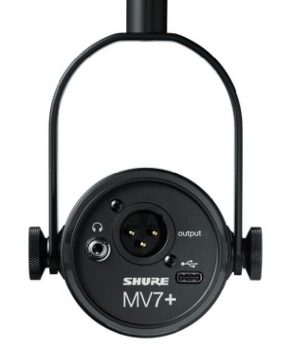 Shure Microphone MV7+, Podcast XLR/USB, White
