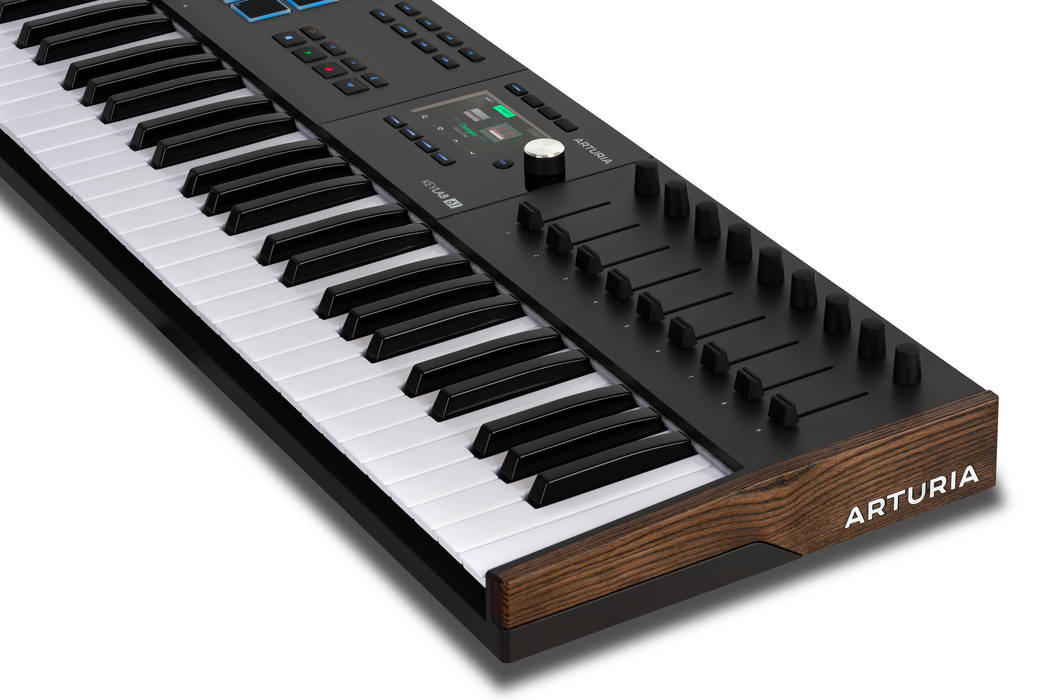 Arturia KeyLab 61 MK3 Universal MIDI Controller Keyboard, Black