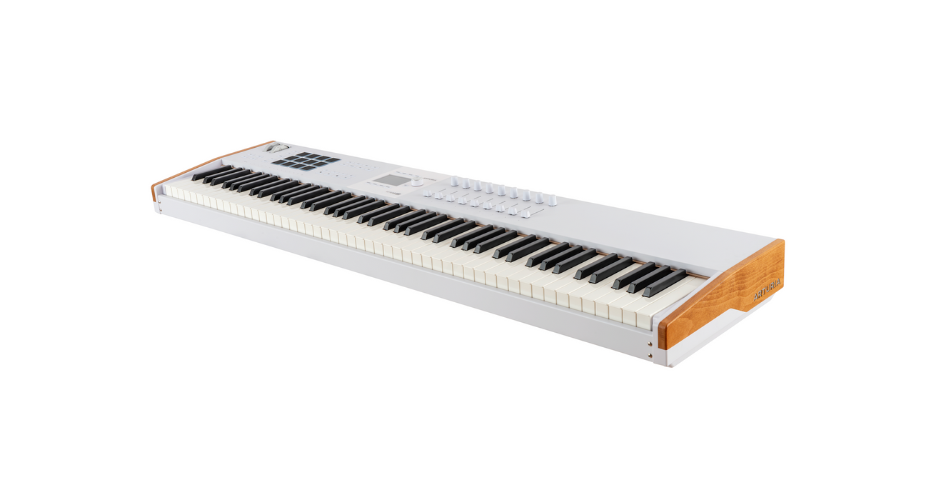 Arturia KeyLab 88 MK3 Universal MIDI Controller Keyboard, White
