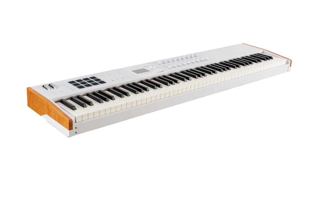 Arturia KeyLab 88 MK3 Universal MIDI Controller Keyboard, White