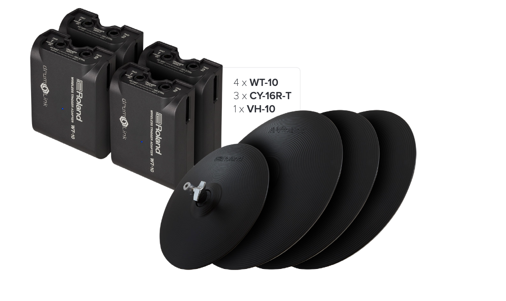 Roland 4CY-4WT-01 DrumLink Cymbal Pack