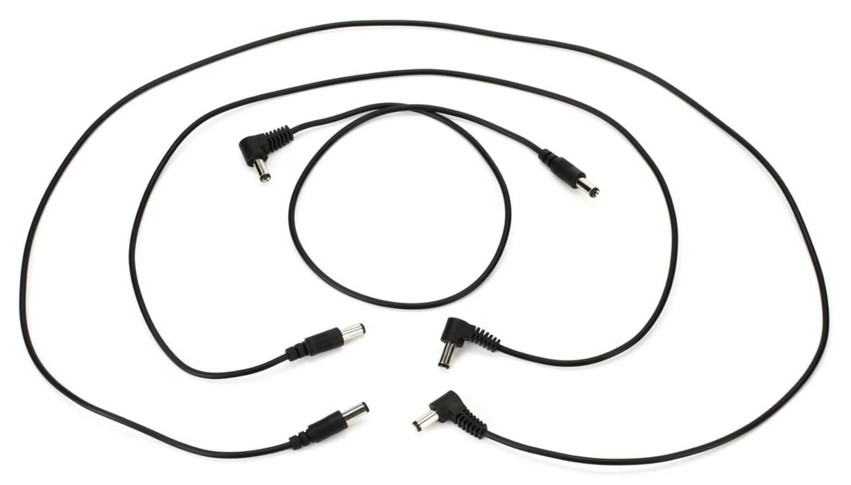 Voodoo Lab 2-Pack 2.1mm Right & Straight Connector w/ 24in DC Cable