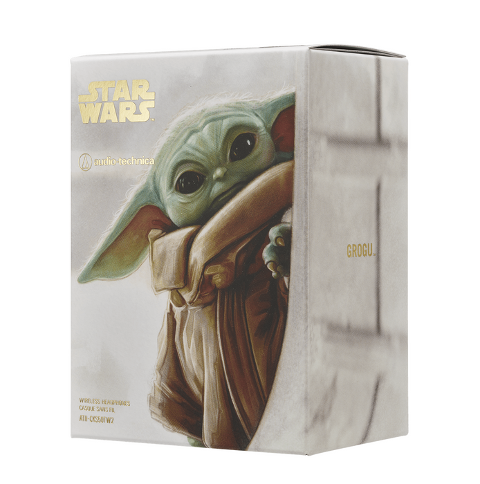 Audio-Technica Wireless Bluetooth In-Ear True Wireless Noise-Cancelling Headphones, Grogu