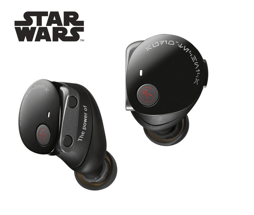 Audio-Technica Wireless Bluetooth In-Ear True Wireless Noise-Cancelling Headphones, Darth Vader