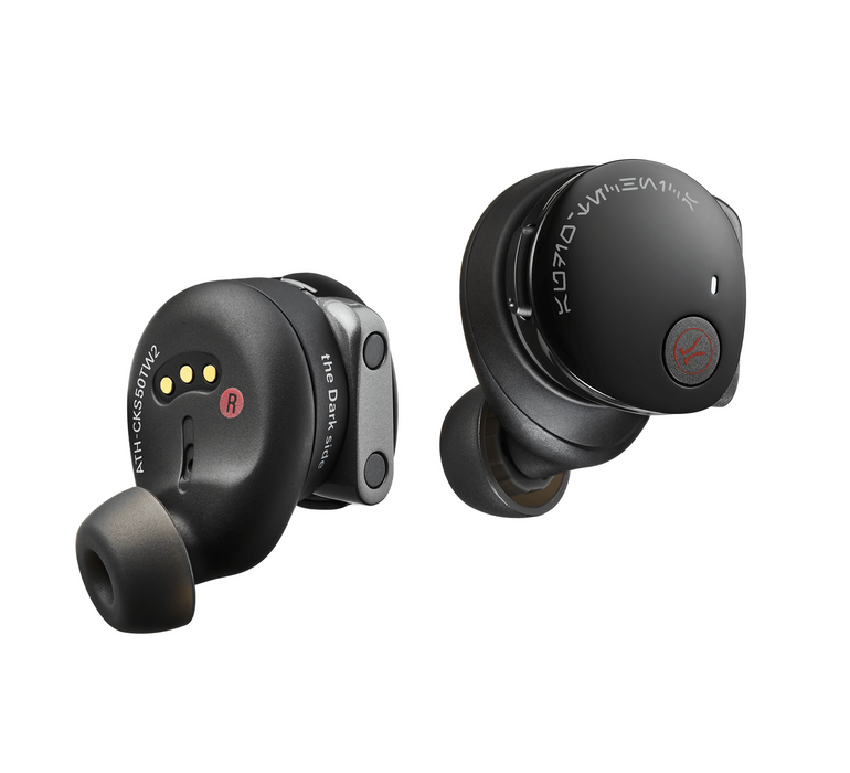 Audio-Technica Wireless Bluetooth In-Ear True Wireless Noise-Cancelling Headphones, Darth Vader