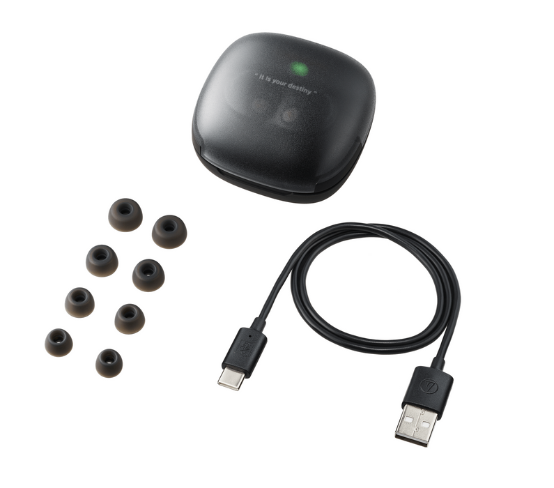 Audio-Technica Wireless Bluetooth In-Ear True Wireless Noise-Cancelling Headphones, Darth Vader