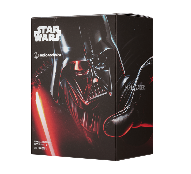 Audio-Technica Wireless Bluetooth In-Ear True Wireless Noise-Cancelling Headphones, Darth Vader