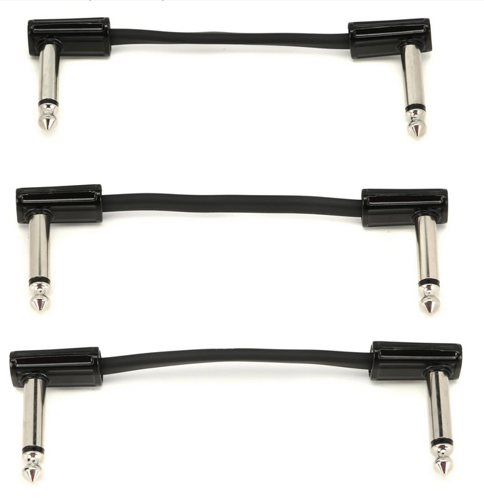 MXR 3" Ribbon Patch Cable (3 Pack)
