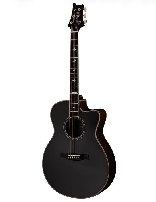 PRS SE A20 Angelus w/ PRS-Voiced Fishman Presys VT pickup, Black Top Gloss / Satin Back