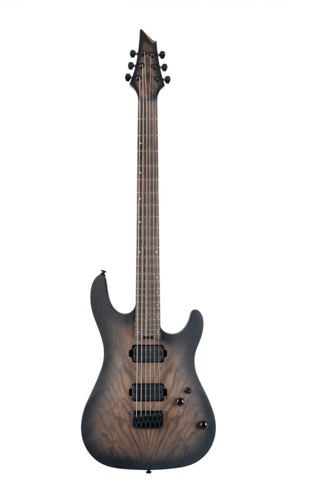 Cort KX500 Baritone Pale Moon Electric Guitar, Natural Black Burst