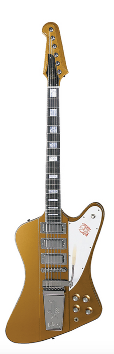 Gibson Custom Shop Limited Edition 1963 Firebird VII Reissue Gloss, Double Gold