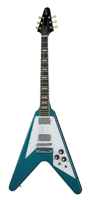 Gibson Custom Shop Limited Edition 1969 Flying V Reissue Gloss, Aqua Mist