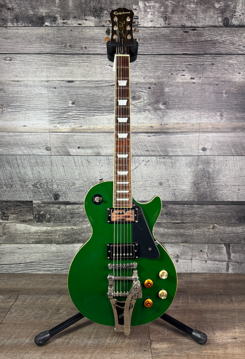 Epiphone Joe Bonamassa Signature Les Paul Standard w/Bigsby and Hardshell Case, Inverness Green - Used