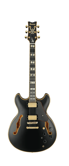Ibanez JSM20BKL - John Scofield Signature 6-String Electric Guitar w/Case - Black Low Gloss