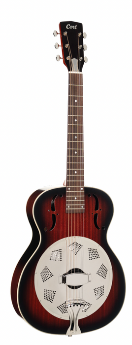 Cort Biscuit-Bridge Resonator w/Fishman Nashville Pickup, Sunburst Semi Gloss