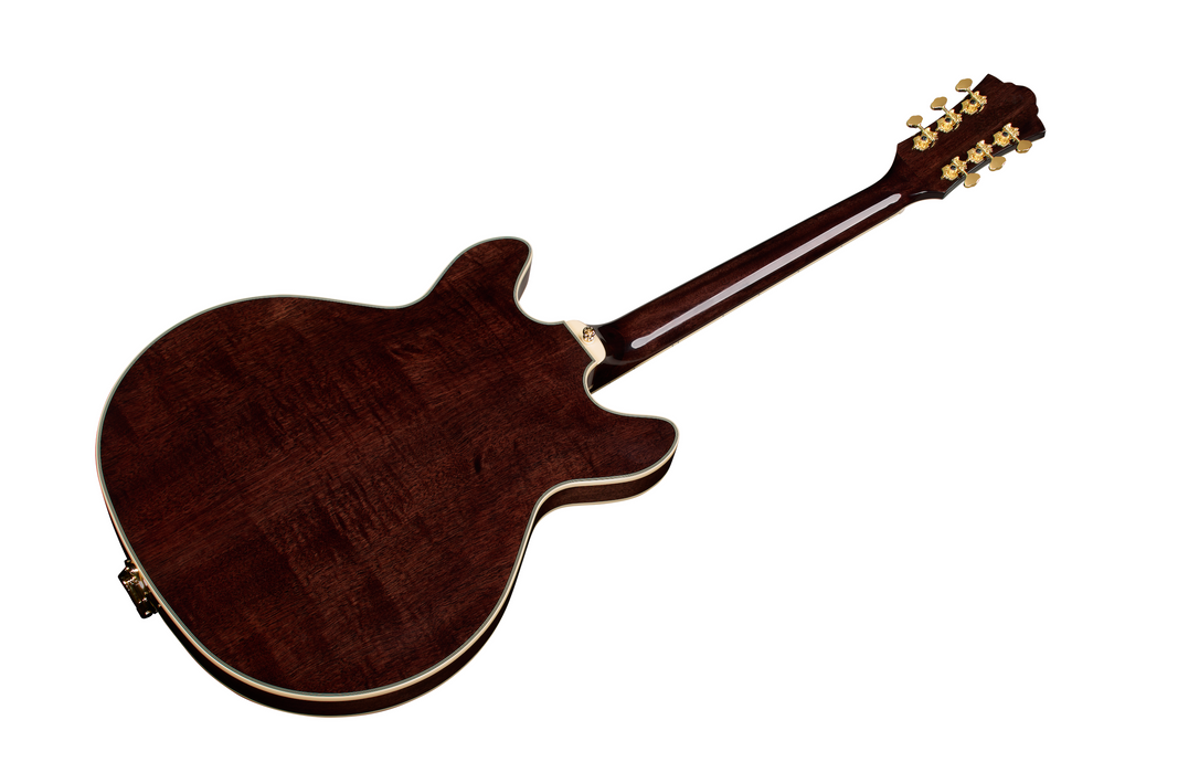 Guild Starfire Custom Double Cut Vibrato Electric Guitar, Nobel Stain