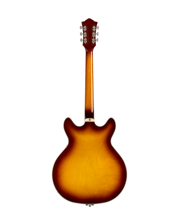 Guild Starfire Custom Double Cut Vibrato Electric Guitar, Sweet Tea