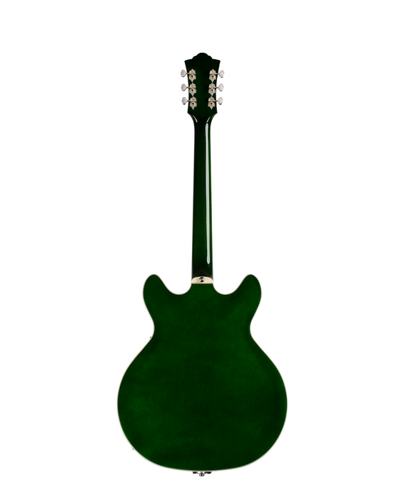 Guild Starfire Deluxe Double Cut Vibrato Electric Guitar, Emerald Green