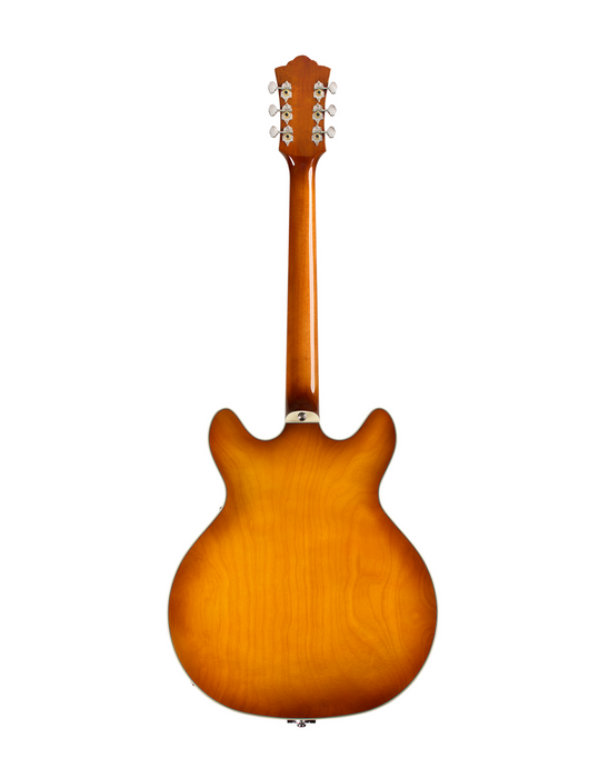Guild Starfire Deluxe Double Cut Vibrato Electric Guitar, Honey Burst
