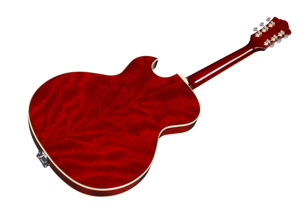 Guild Starfire Deluxe Single Cut Vibrato Electric Guitar, Cherry