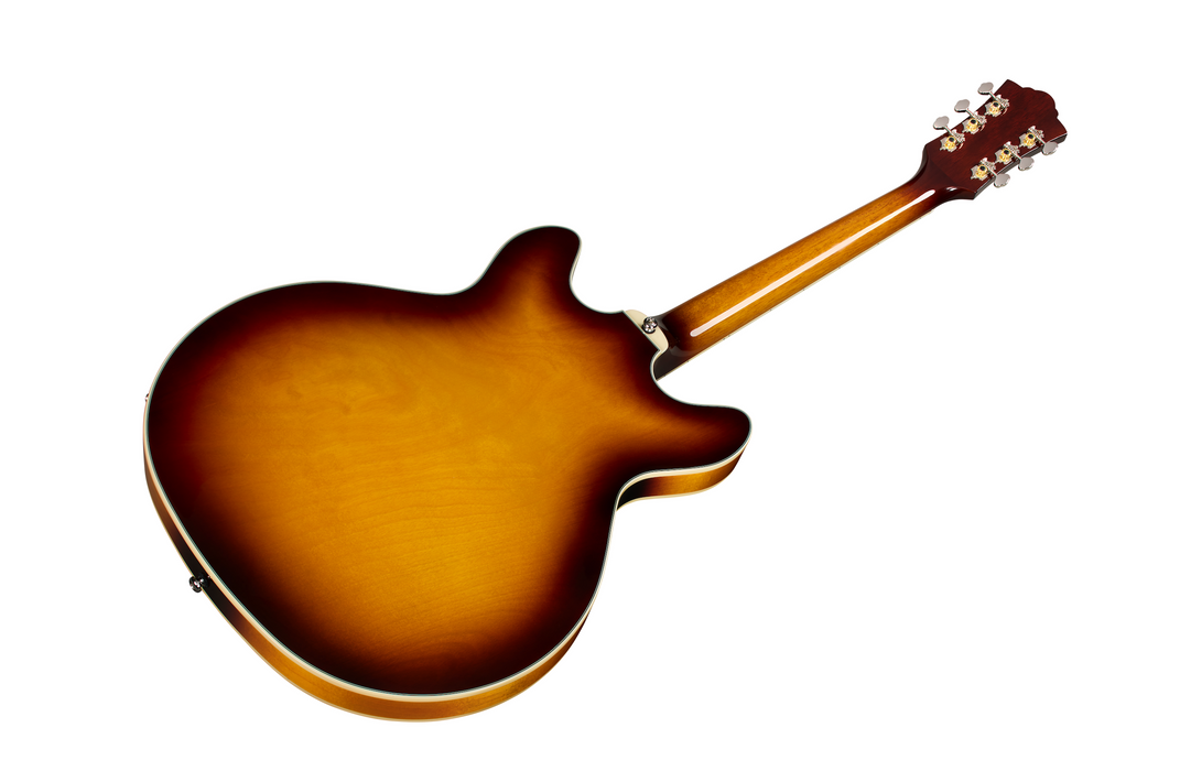 Guild Starfire Deluxe Double Cut Electric Guitar, Sweet Tea